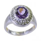 fairstar Silver Fashion For Her Jewellery Gemstone Ring SRTMP7-50