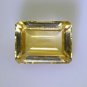 Citrine loose Stone 1 Pieces 15 x 20 mm Emerald cut Yellow faceted Gemstone