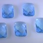 synthetic cubic zirconia Blue topaz cz loose Stone 1 Pieces 10 x 14 mm Emerald