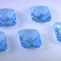 synthetic cubic zirconia Blue topaz cz loose Stone 1 Pieces 10 x 14 mm Emerald