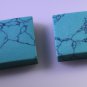 Turquoise  manmade loose Stone 1 Pieces 16 x 16 mm Princess multi cabochon Gemst