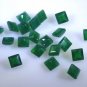 Green onyx loose Stone 1 Pieces 5 x 5 mm Princess Green faceted Gemstone