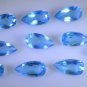 synthetic cubic zirconia Blue topaz cz loose Stone 1 Pieces 7 x 14 mm Pear Blue
