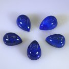Lapis Lazuli loose Stone 1 Pieces 8 x 12 mm Pear Blue cabochon Gemstone