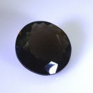Smoky Quartz loose Stone 1 Pieces 22 x 22 mm Round Brown faceted Gemstone