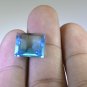 synthetic cubic zirconia Blue topaz cz loose Stone1 Pieces 13 x 13 mm Princess