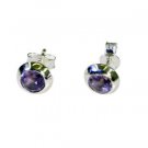 Riyo Amethyst Jewelry Silver 925 Fashion Earrings L 0.2in Seame-2076