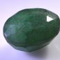 Indian emerald loose Stone 1 Pieces 15 x 20 mm Oval Green faceted Gemstone