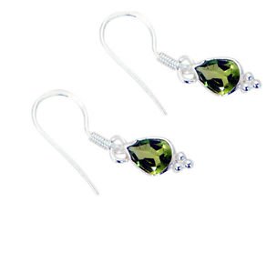 Riyo Peridot Modern Silver Jewellery Rajasthan Gemstone L 1in Seper-58021
