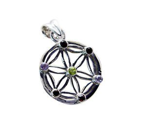 Riyo  Gemstone Silver Jewellery Stand Skull Pendants L 1in Spmul-52005