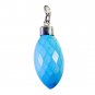 Riyo Turquoise Silver Indian Jewelry Medallion Pendants L 1in Sptur-82009
