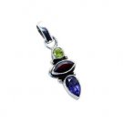 Riyo  Gemstone Silver Jewellery Shop Row Pendants L 1in Spmul-52003