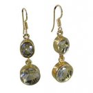 Riyo Multi Gold Plated Rutiile Quartz Earring picturesque handmade jewelry for s