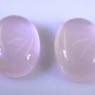 Rose Quartz loose Stone 1 Pieces 15 x 20 mm Oval Pink cabochon Gemstone
