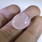 Rose Quartz loose Stone 1 Pieces 15 x 20 mm Oval Pink cabochon Gemstone