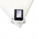 Riyo Black Onyx Engraved Silver Jewellery Silver Engagement Ring Sz 6 Srbon6-600
