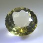 lemon Quartz loose Stone 1 Pieces 25 x 25 mm Round Yellow faceted Gemstone