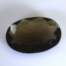 Smoky Quartz loose Stone 1 Pieces 21 x 29 mm Oval Brown faceted Gemstone