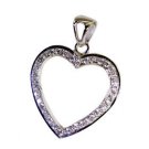 Riyo White Silver Jewellery Online Square Pendants L 1in Spwhcz-110024