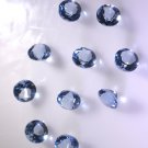 synthetic cubic zirconia Tanzanite cz loose Stone 1 Pieces 7 x 7 mm Round Blue