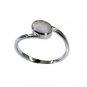 Riyo Rose Quartz Silver Jewelry With Gemstones Purity Ring Jewelry Sz 8 Srroq8-6