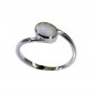 Riyo Rose Quartz Silver Jewelry With Gemstones Purity Ring Jewelry Sz 8 Srroq8-6