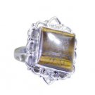 lithe Silver Fashion Women Jewelry Gems Ring SRTMP7-33