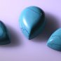 Turquoise manmade loose Stone 1 Pieces 12 x 16 mm Pear multi cabochon Gemstone