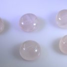 Rose Quartz loose Stone 1 Pieces 13 x 13 mm Round Pink cabochon Gemstone