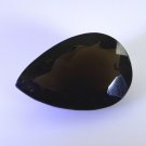 Smoky Quartz loose Stone 1 Pieces 20 x 29 mm Pear Brown faceted Gemstone