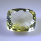 lemon Quartz loose Stone 1 Pieces 16 x 20 mm Emerald cut Yellow faceted Gemstone