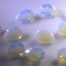 synthetic cubic zirconia Fire opal cz loose Stone 1 Pieces 10 x 14 mm Pear Whit