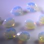 synthetic cubic zirconia Fire opal cz loose Stone 1 Pieces 10 x 14 mm Pear Whit