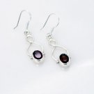 Riyo Garnet Silver Online Jewellery Party Wear Earring L 1in Segar-26061
