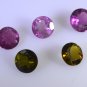 Tourmaline loose Stone 1 Pieces 6 x 6 mm Round Multi Faceted Gemstone