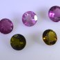 Tourmaline loose Stone 1 Pieces 6 x 6 mm Round Multi Faceted Gemstone