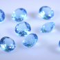 synthetic cubic zirconia Blue topaz cz loose Stone 1 Pieces 7 x 7 mm Round Blue