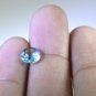 synthetic cubic zirconia Blue topaz cz loose Stone 1 Pieces 7 x 7 mm Round Blue