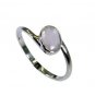 Riyo Rose Quartz Silver Jewelry With Stones Bridal Rings Sz 7 Srroq7-68017