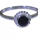 Riyo Black 925 sterling silver Black Oynx Ring yummy  gemstone jewelry SRBON100-