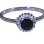 Riyo Black 925 sterling silver Black Oynx Ring yummy  gemstone jewelry SRBON100-