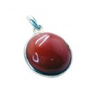 Riyo Red Onyx Silver Jewellery Sets Teardrop Pendant L 1in Spron-66006
