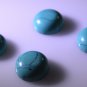 Turquoise manmade loose Stone 1 Pieces 14 x 14 mm Round multi cabochon Gemstone
