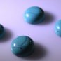 Turquoise manmade loose Stone 1 Pieces 14 x 14 mm Round multi cabochon Gemstone