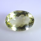 lemon Quartz loose Stone 1 Pieces 16 x 20 mm Oval Yellow faceted Gemstone