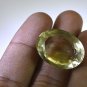 lemon Quartz loose Stone 1 Pieces 19 x 25 mm Oval Yellow faceted Gemstone