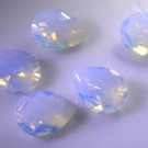 synthetic cubic zirconia Fire opal cz loose Stone 1 Pieces 10 x 14 mm Pear White