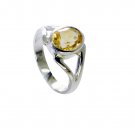 Riyo Citrine Silver Jewellery Shops Vintage Silver Ring Sz 7 Srcit7-14067