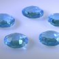 synthetic cubic zirconia Blue topaz cz loose Stone 1 Pieces 12 x 12 mm Round Bl