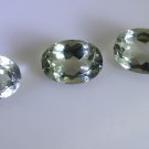 Green amethyst loose Stone 1 Pieces 10 x 12 mm Oval Green faceted Gemstone